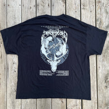 Load image into Gallery viewer, Nighttime forest// Det hjemsøkte hjertet tour short sleeve shirt (3X only)
